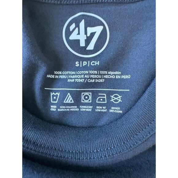 '47 Men's Houston Astros Premium Franklin T-Shirt Blue Size Small Baseball MLB - Picture 5 of 7